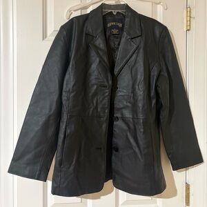 Genuine Leather Jacket Black